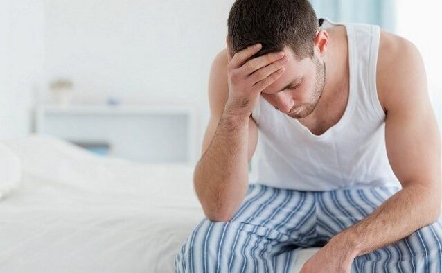 The man experienced impotence in the context of prostatitis