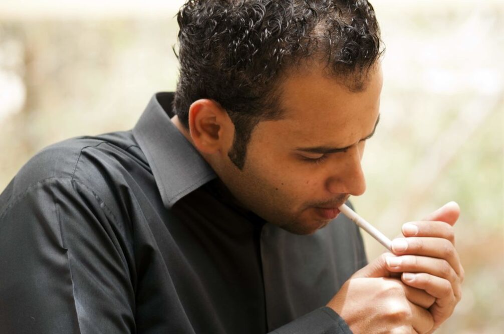 smoking as a cause of bacterial prostatitis
