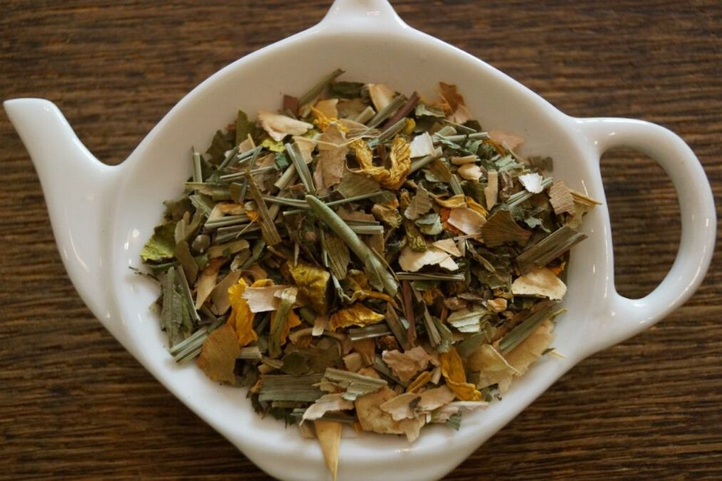 herbal tea for the treatment of prostatitis