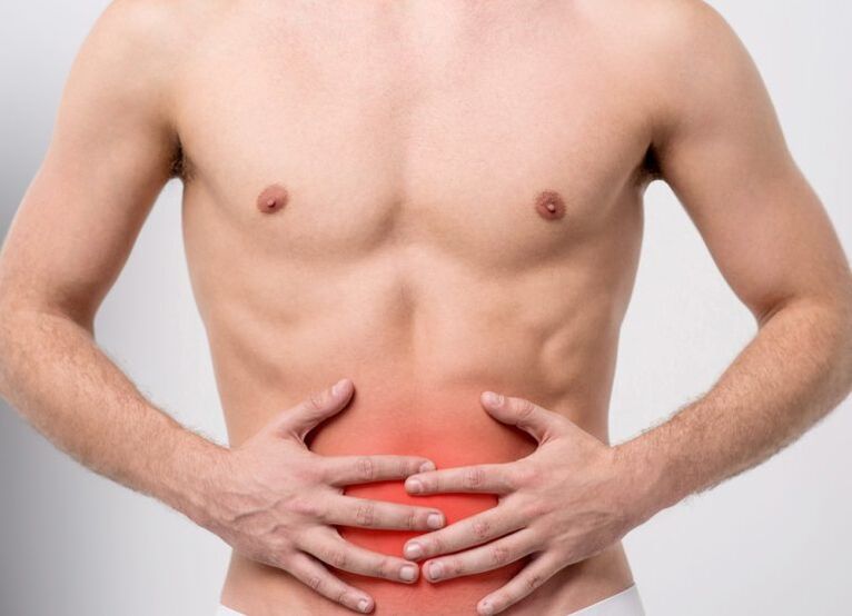 lower abdominal pain in chronic bacterial prostatitis