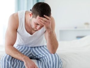 Man with prostatitis